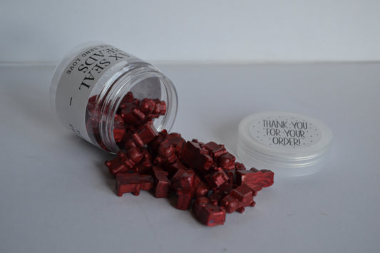 Ruby Ember Wax Sealing Beads (Gummy Bear Shape)
