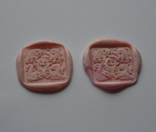 Handmade Wax Seals (Peel & Stick) (2 Available)