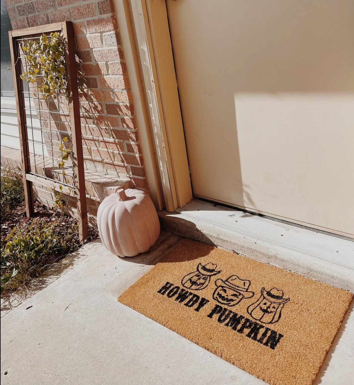 Hello Pumpkin Doormat (FREE shipping!)