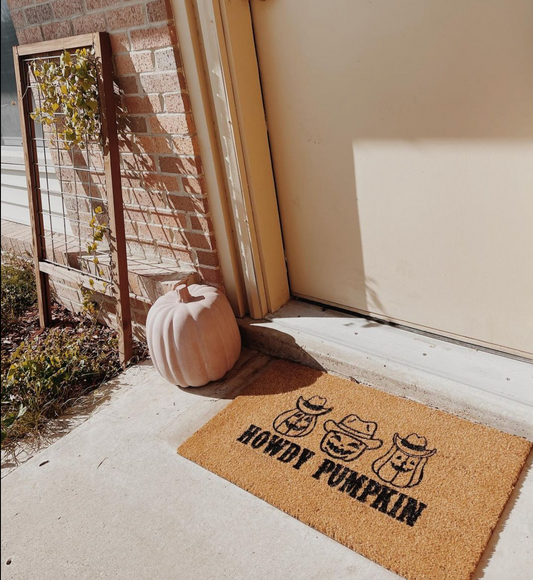 Hello Pumpkin Doormat (FREE shipping!)