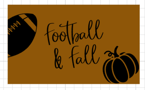 Football and Fall Doormat (PREORDER)