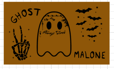 Ghost Malone Doormat (PREORDER) (2 OPTIONS)