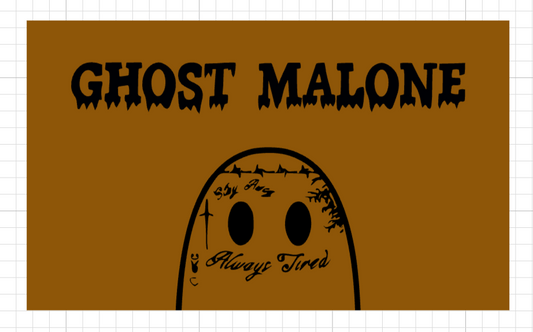 Ghost Malone Doormat (PREORDER) (2 OPTIONS)