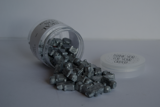 Starlight Silver Wax Sealing Beads (Gummy Bear Shape)