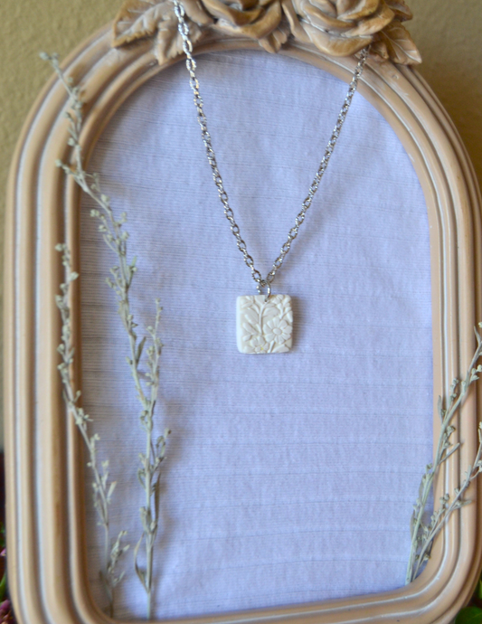 Handmade Necklace (Silver Chain)