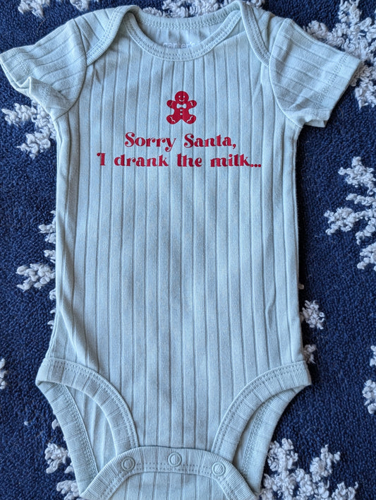 Sorry Santa Onesie (Short Sleeve