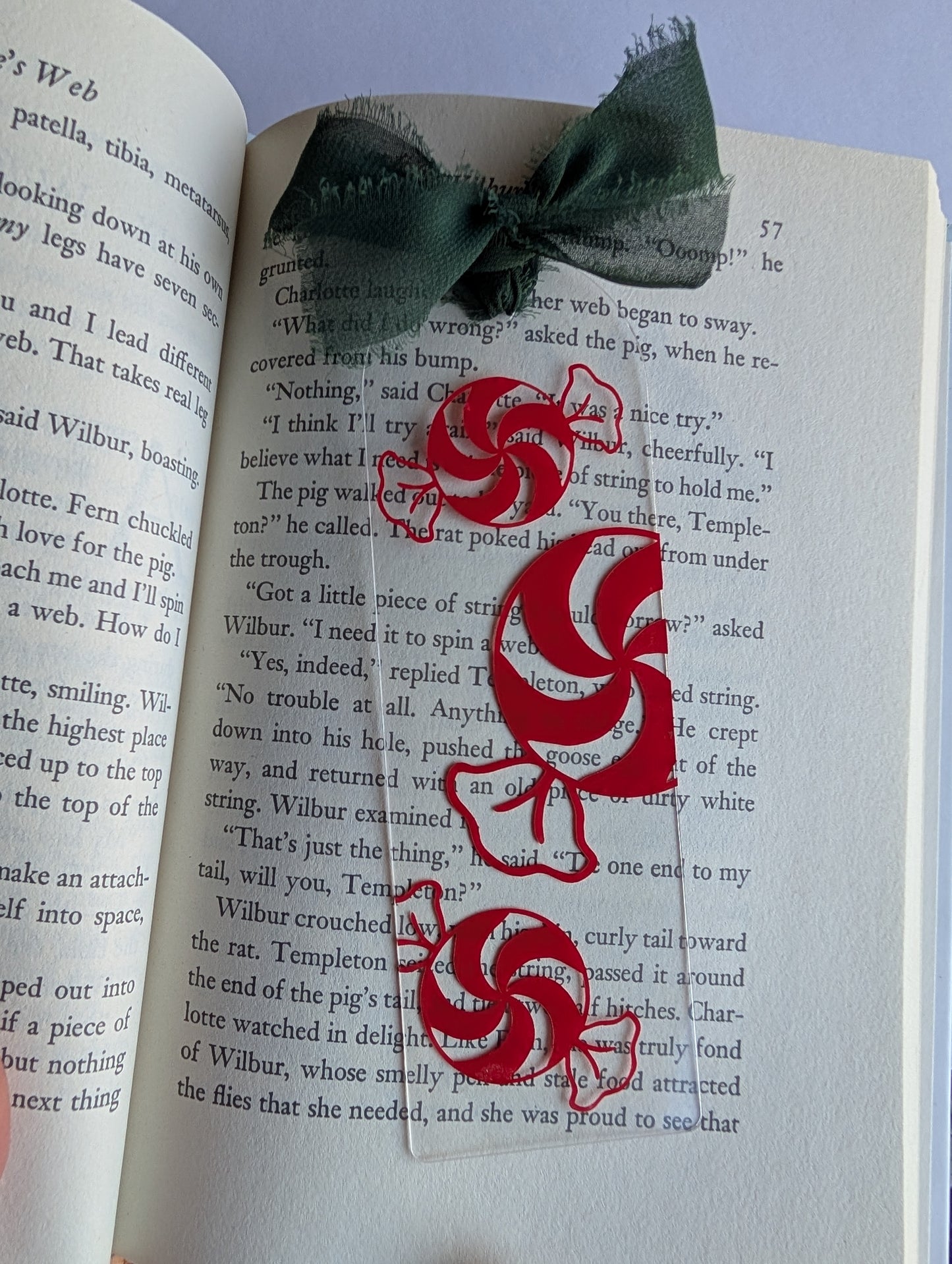Peppermint Bookmark