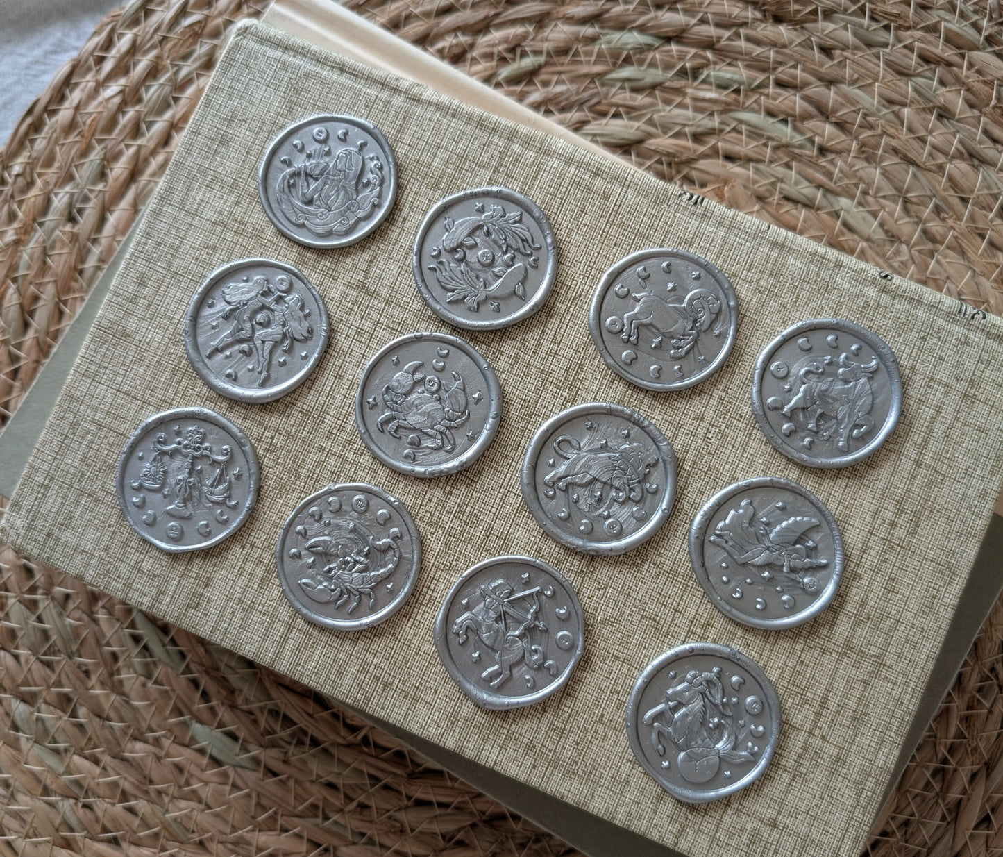 Silver Zodiac Seal Pack (12)
